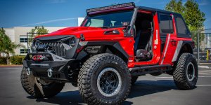 Jeep Wrangler JL Grill - DV8 Offroad - Angry - Black - `18-`27